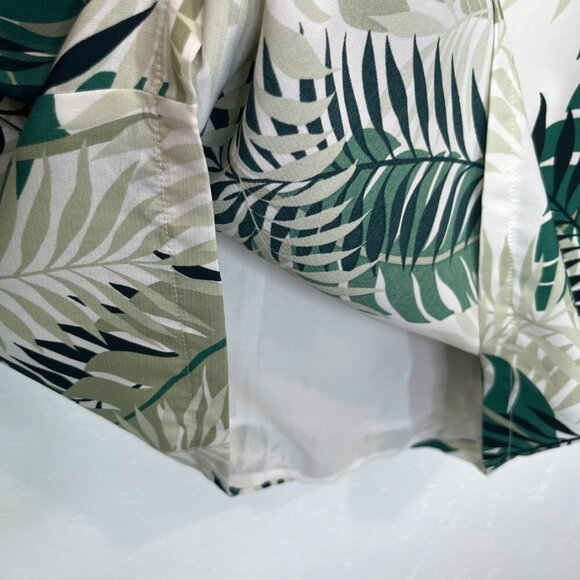 Lulus Give me a Print Green Palm Leaf Mini Shift Dress Size XS tropical vacay - Picture 5 of 8